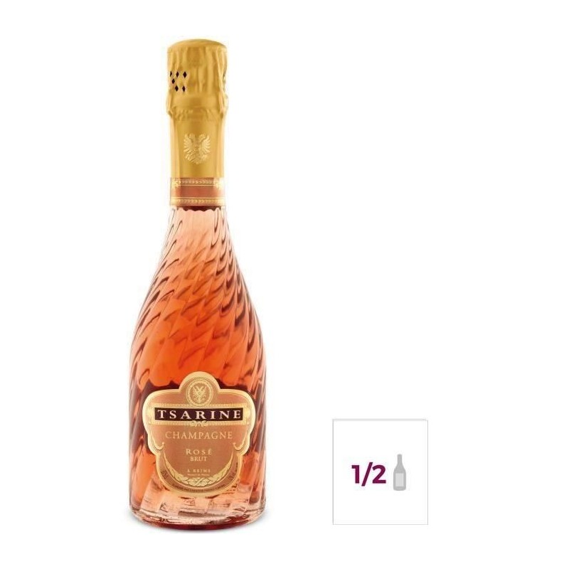 Champagne Tsarine Rosé Brut - 37,5 cl