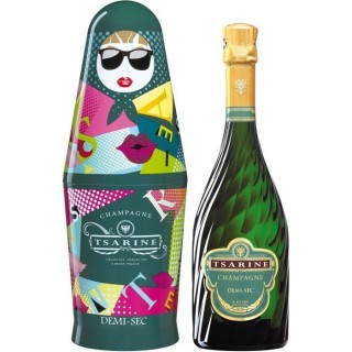 Champagne Tsarine Demi-sec avec étui Poupée Russe