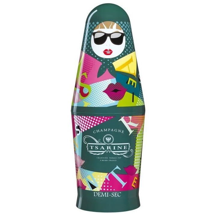Champagne Tsarine Demi-sec avec étui Poupée Russe