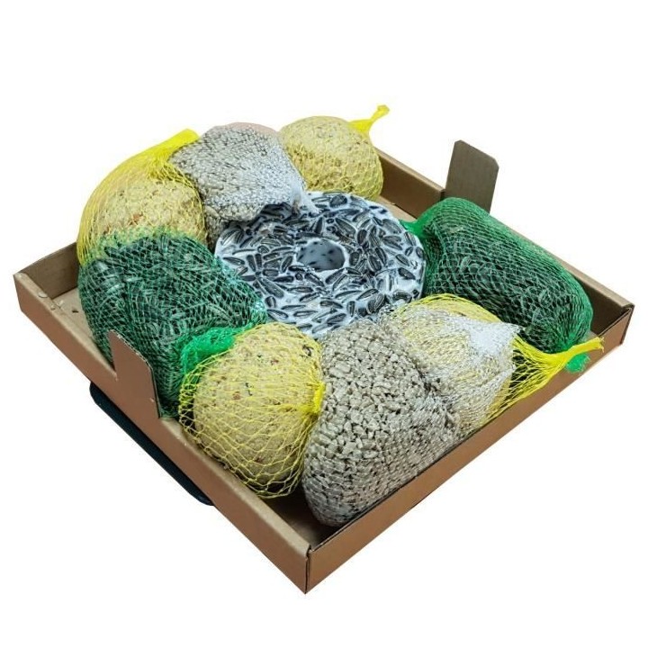 AIME Kit carrousel mangeoire et nourriture - 17,5 x 17,5 x 17,5 cm - P