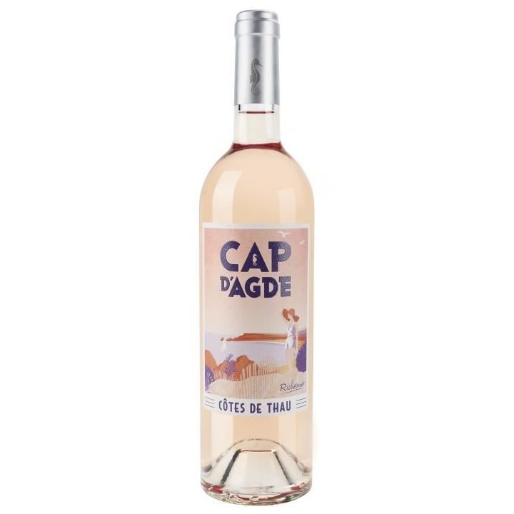 Les Caves Richemer Cap d'Agde 2021 Côtes de Thau Souvenir - Vin rosé