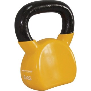 TUNTURI Kettlebell vinyle 4kg jaune