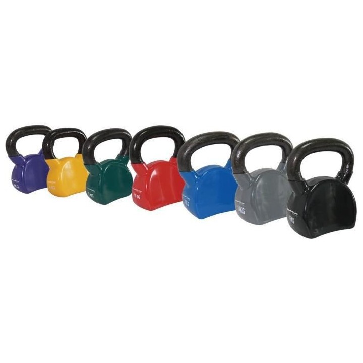 TUNTURI Kettlebell vinyle 4kg vert