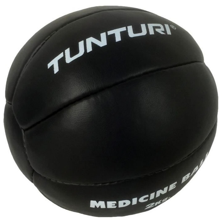 TUNTURI Balle de médecine / Ballon médicinal / Medicine ball en cuir