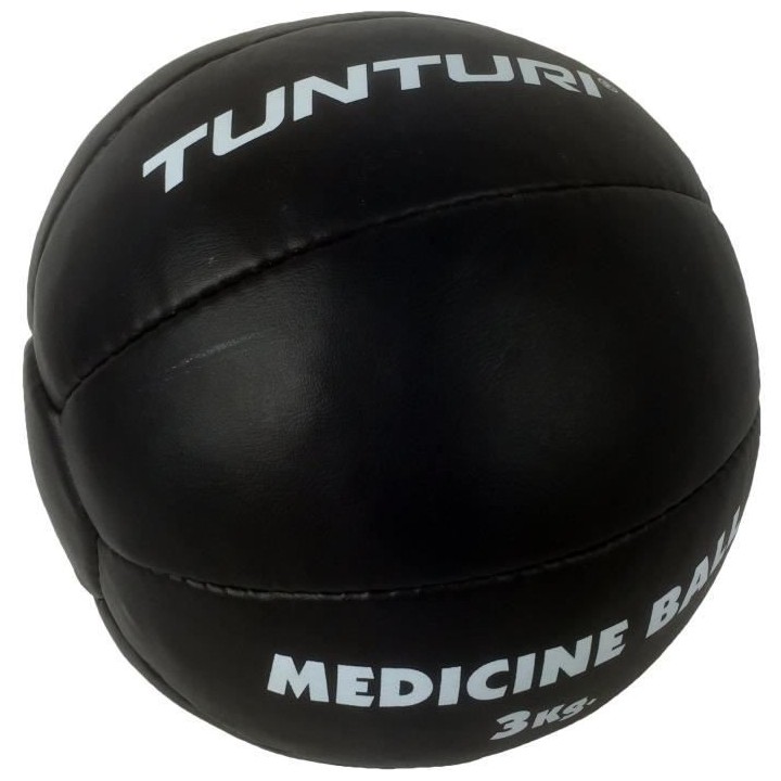 TUNTURI Balle de médecine / Ballon médicinal / Medicine ball en cuir
