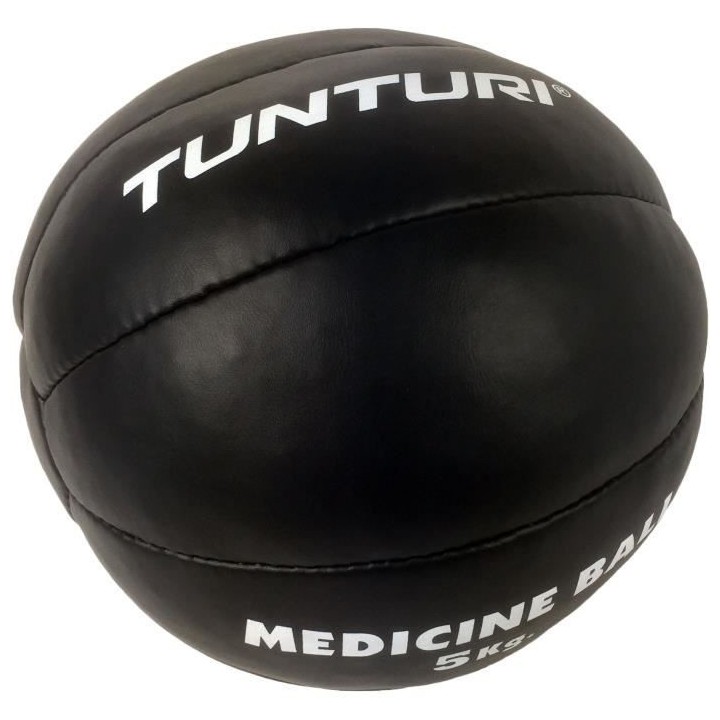 TUNTURI Balle de médecine / Ballon médicinal / Medicine ball en cuir