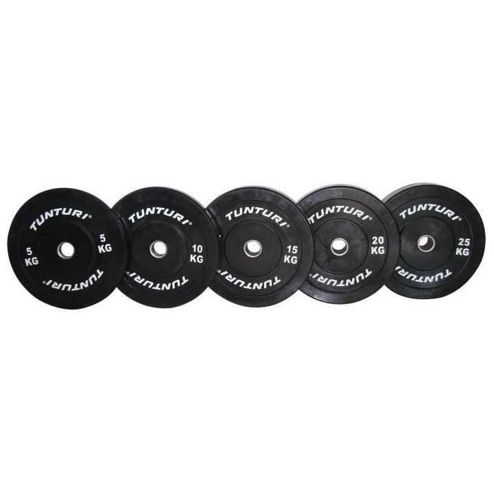 TUNTURI Disque de Musculation 10kg Noir