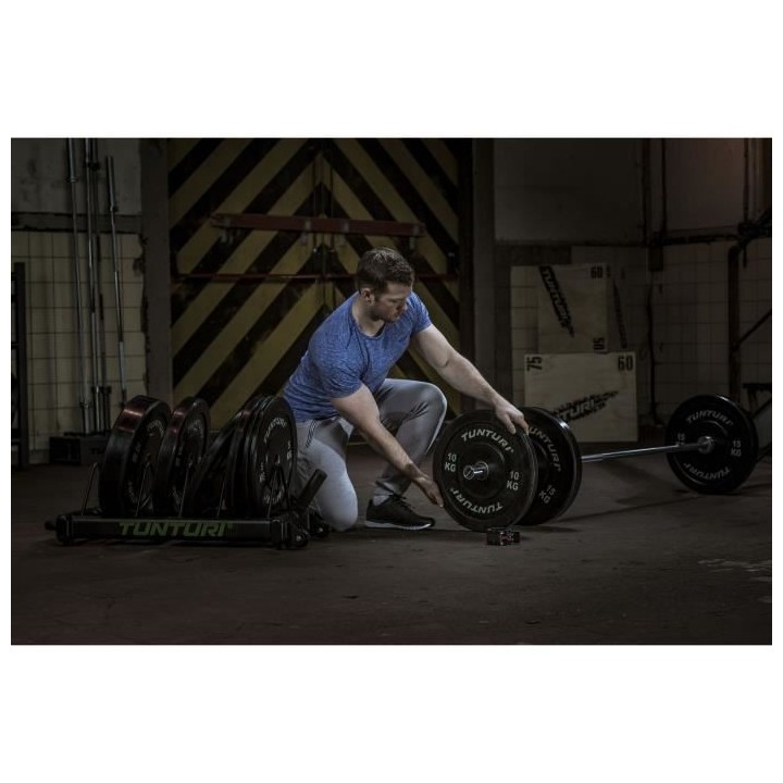 TUNTURI Disque de Musculation 10kg Noir
