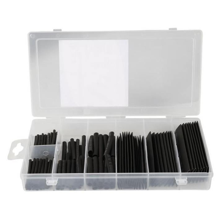 OROK Assortiment de gaines thermo rétractables - Boîte de 127 pieces