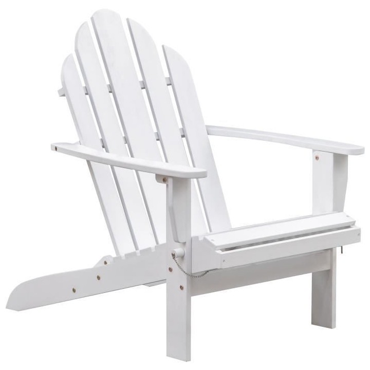 Fauteuil de jardin inclinable en Acacia FSC - 72,5 x 89,5 x H.94 cm -