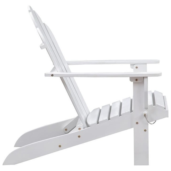 Fauteuil de jardin inclinable en Acacia FSC - 72,5 x 89,5 x H.94 cm -