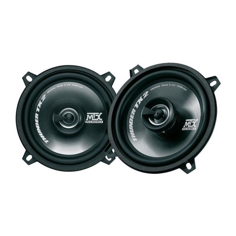 MTX TX250C Haut-parleurs voiture Coaxial 2 voies 13cm 55W RMS 4O membrane polypropylene