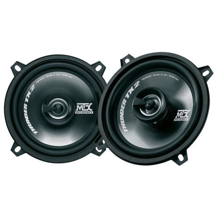 MTX TX250C Haut-parleurs voiture Coaxial 2 voies 13cm 55W RMS 4O membr