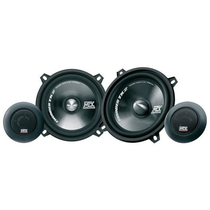 MTX TX250S Haut-parleurs voiture Kit 2 voies 13cm 55W RMS 4O tweeter n