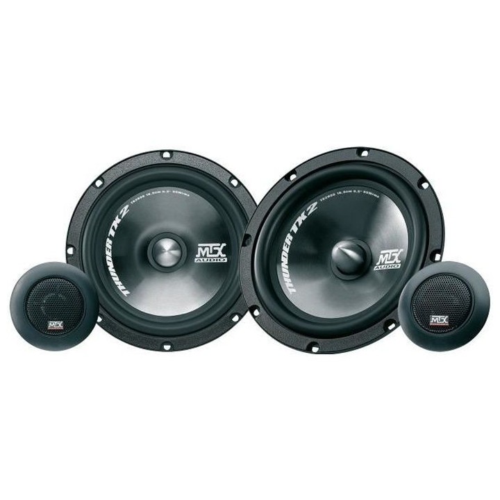 MTX TX265S Haut-parleurs voiture Kit 2 voies 16,5cm 65W RMS 4O tweeter