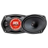 MTX TX469C Haut-parleurs voiture Coaxiaux elliptiques 6x9 15x23cm 2 voies 100W RMS 4O membrane pulpe célulose