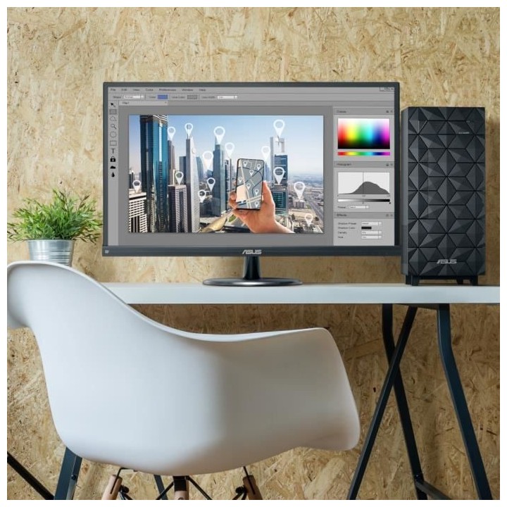 PC de Bureau ASUS U500MA-R5600G012W - AMD R5-5600G - RAM 8Go - Disque