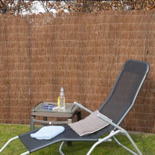 Nature Paravent de jardin Bruyere 1 x 3 m 3 cm d'épaisseur