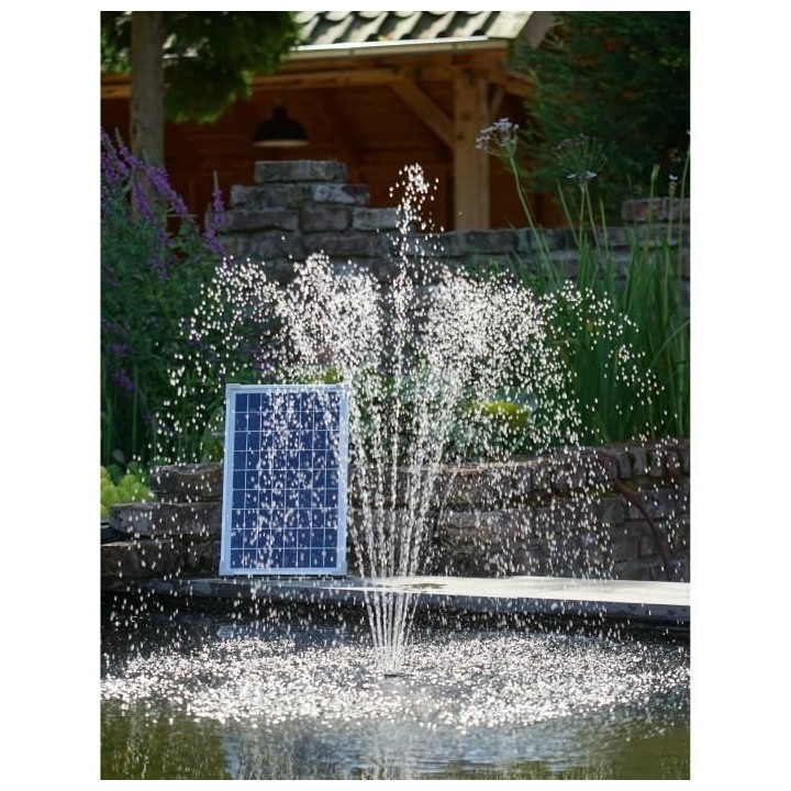 Ubbink Kit SolarMax 1000 et panneau solaire batterie et pompe 1351182