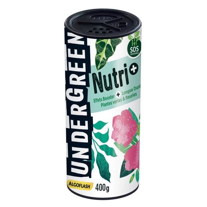 UNDERGREEN Nutriments Nutri+ - Effet booster et longue durée - 400 g