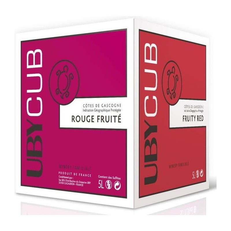 BIB 5L UBY CUB Côtes de Gascogne vin rouge