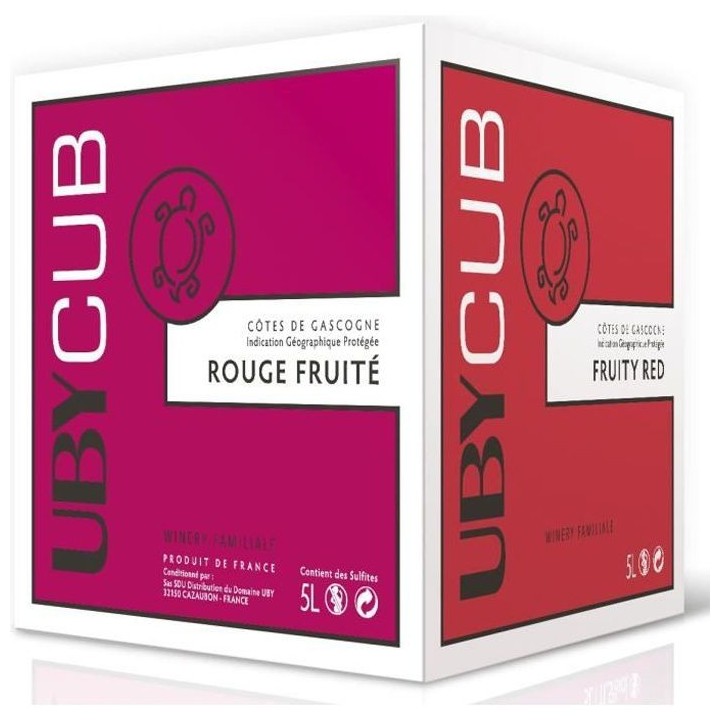 BIB 5L UBY CUB Côtes de Gascogne vin rouge