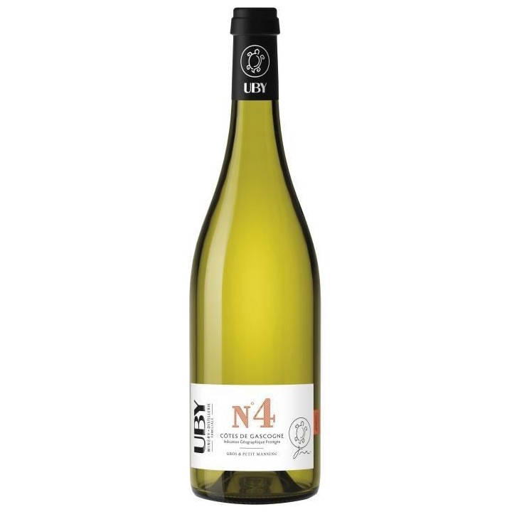 UBY N°4 Gros et Petit Manseng - Vin blanc des Côtes de Gascogne