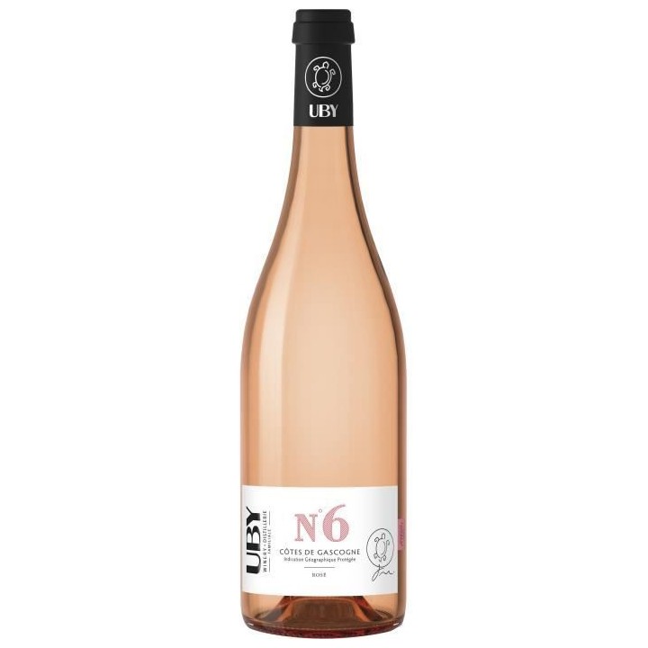 UBY N°6 Côtes de Gascogne Rosé - Vin rosé