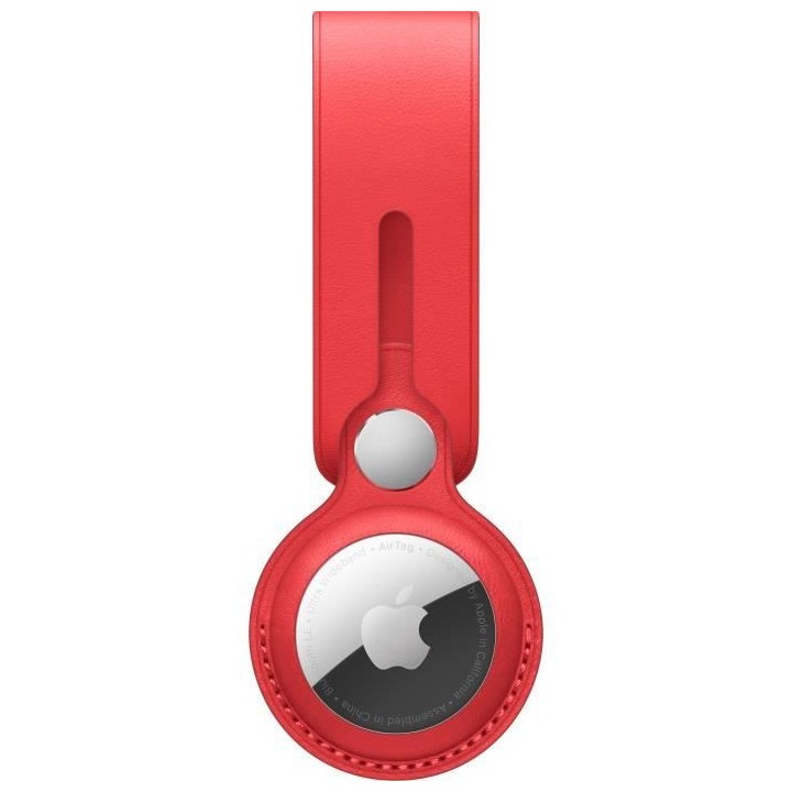 APPLE Laniere en cuir pour AirTag (PRODUCT)RED