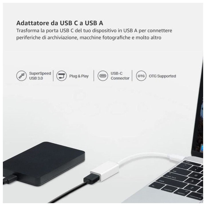 Adaptateur USB 3.0 type-C vers USB type-A - TP-LINK - Compatible Windo