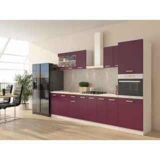 ULTRA Cuisine complete avec colonne four et plan de travail inclus L 3