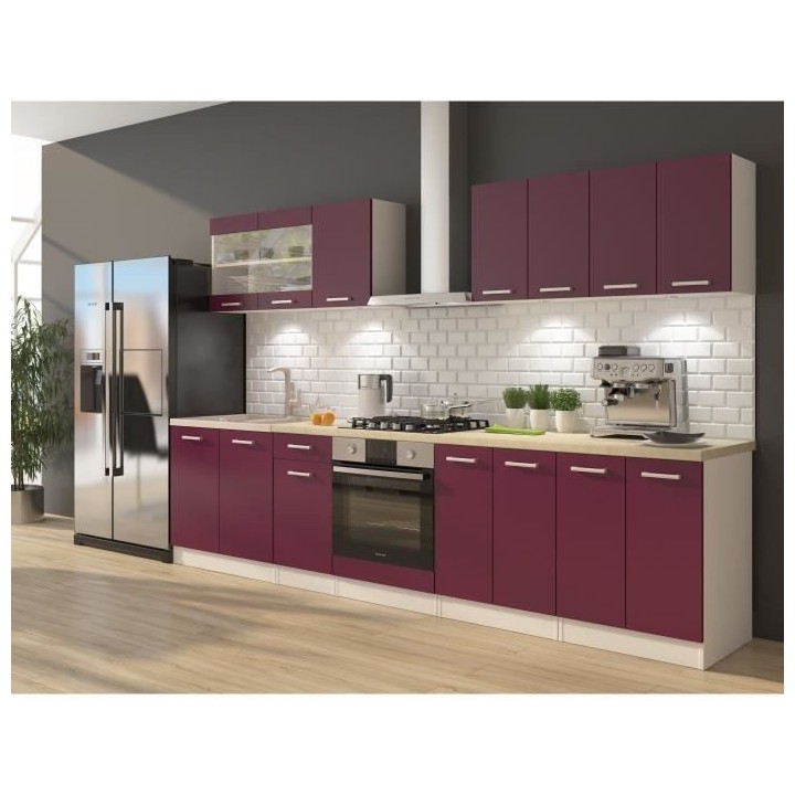 ULTRA Cuisine complete avec meuble four et plan de travail inclus L 30