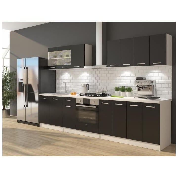 ULTRA Cuisine complete avec meuble four et plan de travail inclus L 30