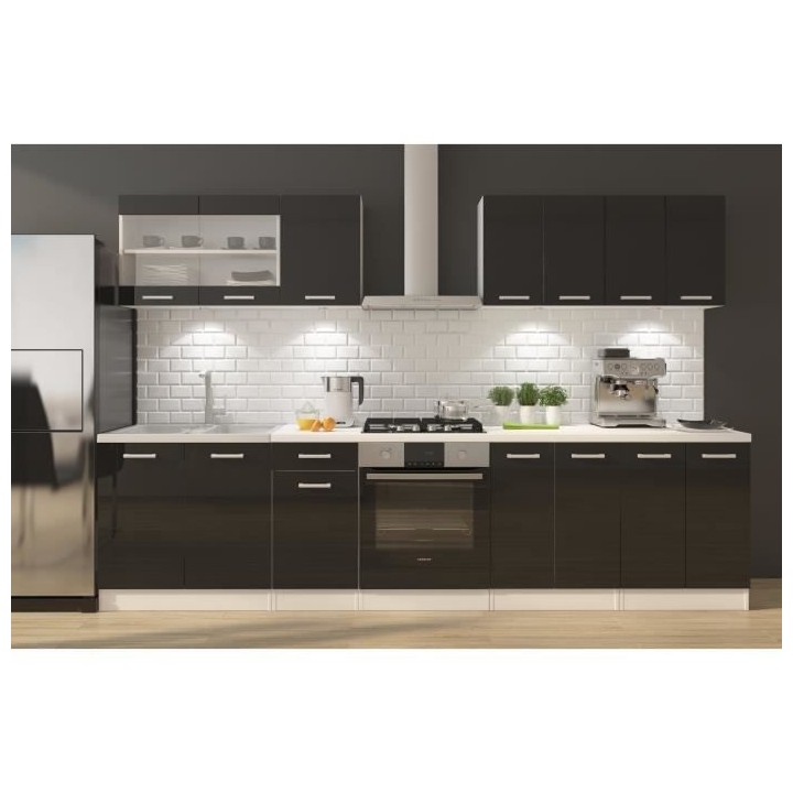 ULTRA Cuisine complete avec meuble four et plan de travail inclus L 30