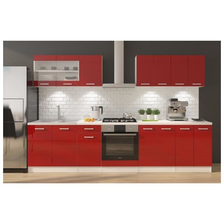 ULTRA Cuisine complete avec meuble four et plan de travail inclus L 30