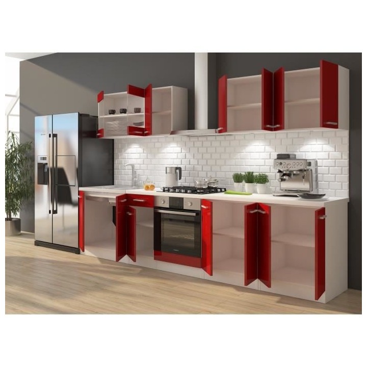 ULTRA Cuisine complete avec meuble four et plan de travail inclus L 30