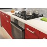 ULTRA Cuisine complete avec meuble four et plan de travail inclus L 300 cm - Rouge brillant