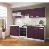 ULTRA Meuble haut de cuisine L 40 cm - Aubergine mat