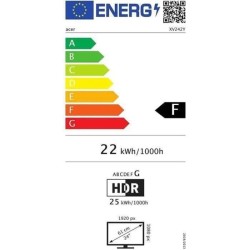 Ecran PC Gamer - ACER XV242Y Pbmiiprx - XV2 Series - 23,8 FHD - Dalle IPS - 0,5 ms - 144 Hz - 2 HDMI / DisplayPort - Pied régla