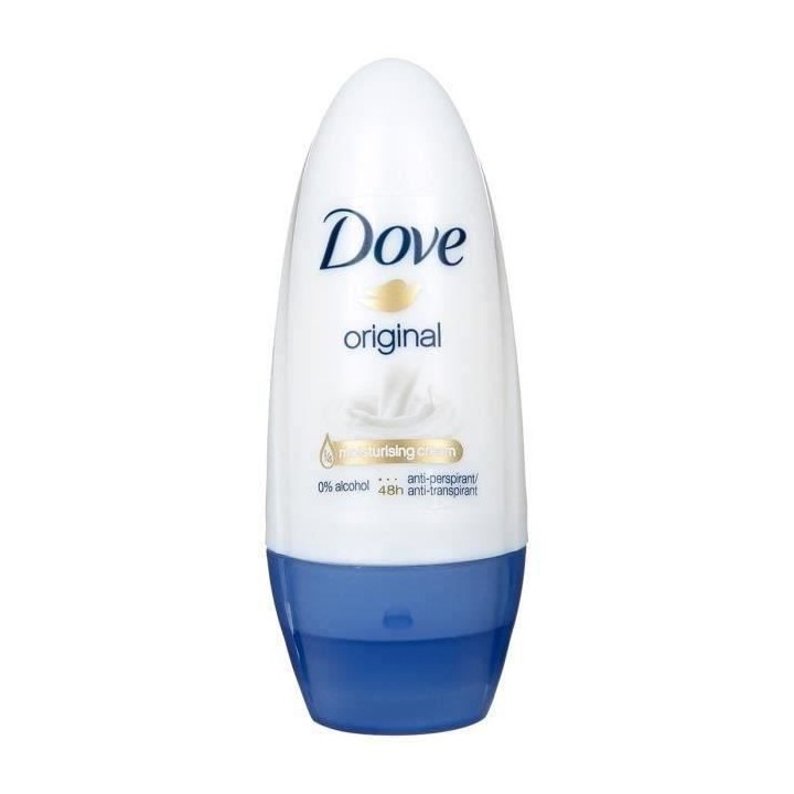 DOVE Lot de 6 Déodorants Femme Bille Original - 50ml