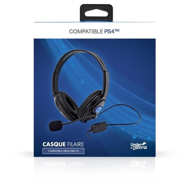 Casque filaire Under Control pour PS4 et Xbox One