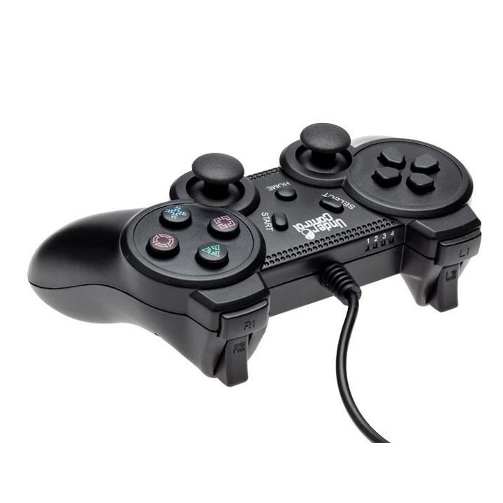 Manette Filaire noire Under Control pour PS3