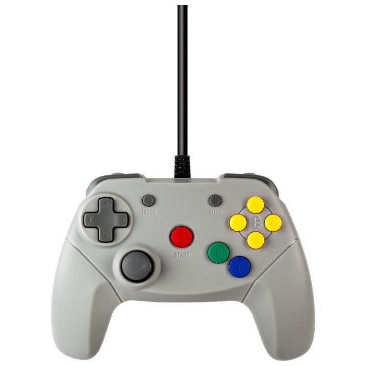 Manette filaire Under Control Nintendo 64 - 2M - Grise