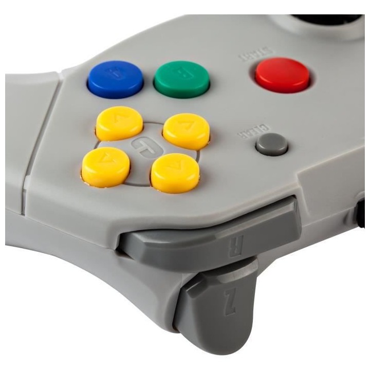 Manette filaire Under Control Nintendo 64 - 2M - Grise