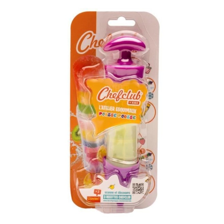 Chef club Kids - Eskimos Pousse Pousse - couleurs aléatoires - 4 coul