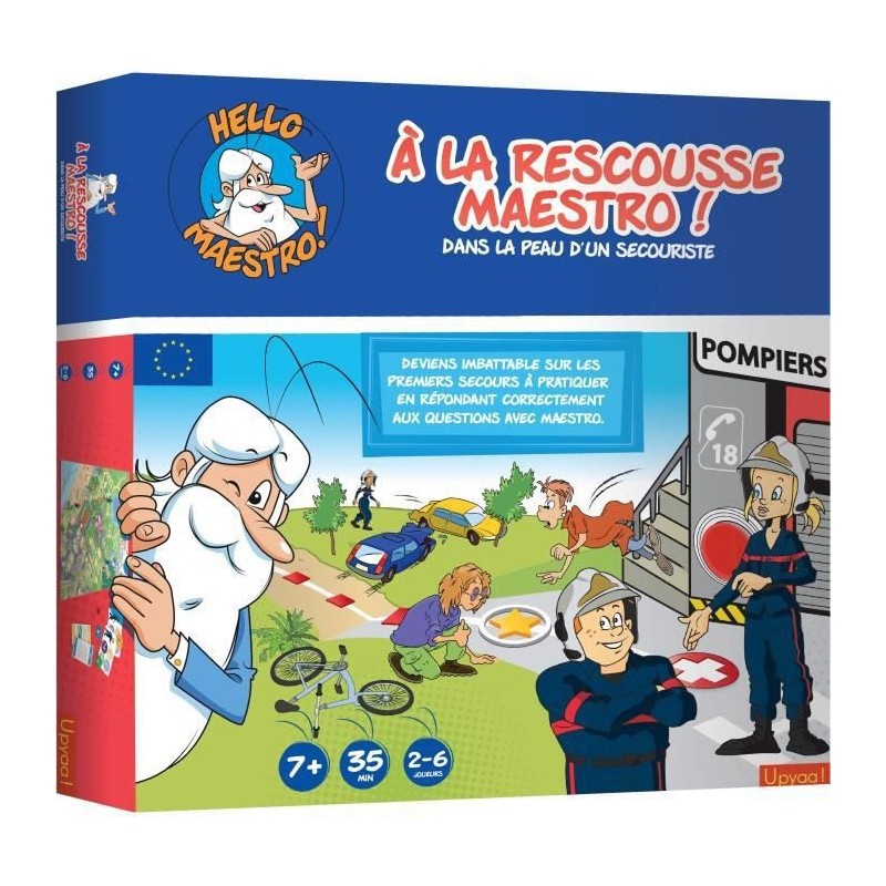 Hello Maestro - A la Rescousse Maestro - Dans la Peau d'un Secouriste - Jeu de plateau - MAESTRO