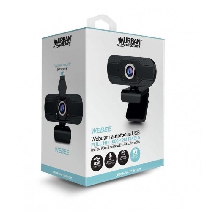 URBAN FACTORY WHD20UF Webcam - WEBCAM AUTOFOCUS USB