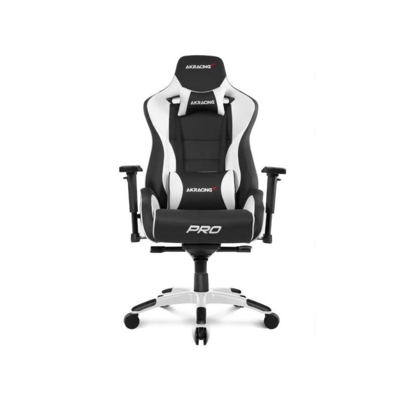 AKRACING Siege Gaming Master MAX PRO - Noir / Blanc - (AK-PRO-WT)