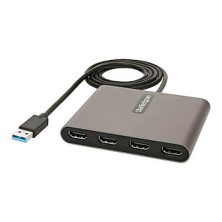 StarTech.com - USB32HD4 - Adaptateur USB 3.0 vers 4x HDMI - Convertiss