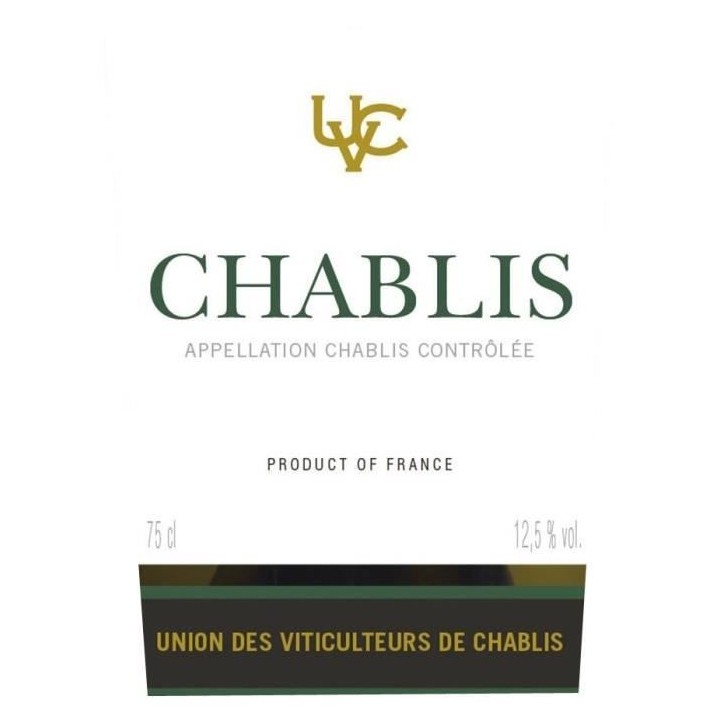 La Chablisienne UVC 2020 Chablis - Vin blanc de Bourgogne